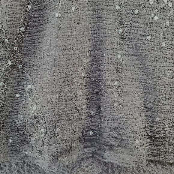 Fashque Womens Blouse Black Size Medium 100% Polyester Long Sleeve Pullover - Picture 11 of 12